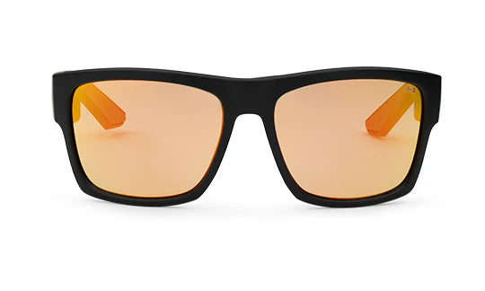 BOMBER CLUTCH Safety - Photochromic Fire Red Orange Mirror